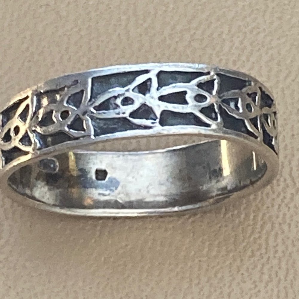 925 silver knot ring - Picture 2 of 4